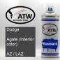 Preview: Dodge, Agate (Interior color), AZ / LAZ: 400ml Sprühdose, von ATW Autoteile West.